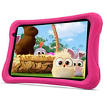 PRITOM Children Tablet 8 Inch, Android 10 Tablet for kids, Parental Control, 4000 Mah, 32GB ROM, expand to 512G, 4000Mah, Eye Protection, WiFi, Dual Camera, Children Tablets with Case(Pink)