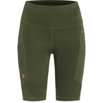 Fjällräven Abisko Short Tights Women damtights Deep Forest-662 2XL - Fri frakt