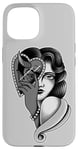 iPhone 15 Devil is a Woman American Traditional Tattoo Flash Case