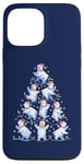 Coque pour iPhone 13 Pro Max Ours polaire Arbre de Noël Drôle Ours de glace Vacances