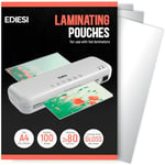 Ediesi, Pochette Plastifieuse a4 / Pack 100 Pièces/Finition Brillante/Aspect Haute Qualité/Photos, Affiches/Loisirs Créatifs/Technologie ImageLast