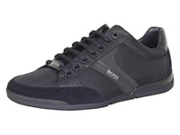 Hugo Boss Saturn Profile Low Top Baskets, Homme, Bleu foncé, 46 EU