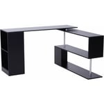 MH - Bureau d'angle Noir en l