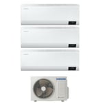 Samsung - windfree avant series 9000+9000+9000 btu inverter trial split air conditioner with aj068txj3kg a++ wi-fi 9+9+9 r-32 - new