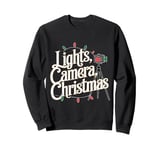 Film Director Lights Camera Christmas Sweatshirt