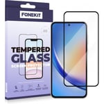 FoneKit Full Cover panserglas, Samsung Galaxy A55, sort