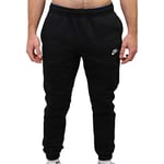 Nike Homme Pantalons, Slim, Polyester, Noir (Noir/Blanc), XXL