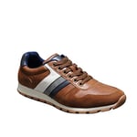 TOP STAKA Classic Smart Casual Comfortable Low-Top Sneakers Trainers for Men Tan