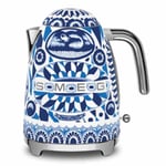 SMEG Dolce & Gabbana Bouilloire bleue