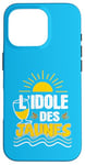 Coque pour iPhone 16 Pro L'idole des Jaunes Humour Fleur d'Anis Apéro Pastaga