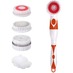 GABRIELLE Brosse de bain électrique multifonction pour le corps, nettoyage étanche, Massage du dos, douche