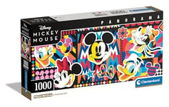 Clementoni Puzzle Panorama Disney 1000 Pièces - Puzzle pour Adultes 14-99 Ans, Fabriqué en Italie, 39871