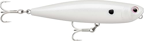 Rapala - Leurre de Pêche Precision Xtreme Pencil Saltwater Construction Plastique - Leurre Mer Flottant - Profondeur de Nage Surface - Taille 10,7cm / 21g - Fabriqué en Estonie - Pearl White