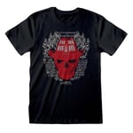 Nightmare On Elm Street Unisex Adult Skull Flames T-Shirt - L