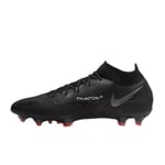 NIKE Phantom Gt2 Dynamic Fit Elite Fg Football Shoes, Black Dk Smoke Grey Summit White, 11 UK Child