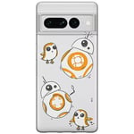 ERT GROUP mobile phone case for Google PIXEL 7 PRO original and officially Licensed Star Wars pattern BB 8 010 optimally adapted to the shape of the mobile phone, partially transparent