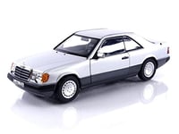 NOREV 1:18 300 CE-24 Coupé 1990-Argent Mercedes-Benz Voiture Miniature de Collection, 183880, Silver, 1/18e