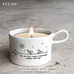 East of India 'You are the friend everyone wishes they .. Candle Holder & Candle