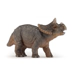 PAPO Dinosaurs Young Triceratops Toy Figure, Brown (55036)