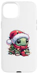 Coque pour iPhone 15 Plus Christmas Hat Tortue Marine Tortues Tortue Terrestre