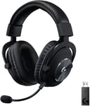 Logitech G PRO X Wireless LIGHTSPEED Gaming Headset with Blue VO!CE Mic Filter 