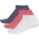 adidas Performance No-Show 3 Pack Junior Thin Training Socks Kids Gym Support