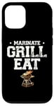 Coque pour iPhone 12/12 Pro Marinate Grill Eat Griller Cook BBQ Grill Grill Barbecue