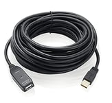 BLKing USB 2.0 Extension Cord, USB A Male to A Female Repeater Cable for Printer, Scanner, Keyboard, Game Console, Security Camera, (with Active Signal Booster) (33ft/10m)