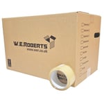 W.E. Roberts 20 Large Strong Cardboard House Moving Boxes with Carry Handles Room List, Removal Packing boxes Boxes for moving house with Tape