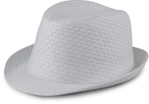 K-up Chapeau de Paille Style Panama rétro - Blanc, 57 cm, Homme