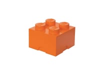 Lego Storage Brick 4 Oransje, Oppbevaringsboks