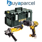 Dewalt DCK278 XR 18V DCD996 Brushless Combi Drill DCG412 Grinder Bare + Case