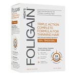 FOLIGAIN Triple Action Complete Formula Thinning Hair, Men 10% Trioxidil 59ml