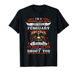 I'm a grumpy old man I was born in February I'm old biker T-Shirt