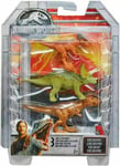 Jurassic World Mini Dino 3 Pack - Triceratops, Sygimoloch and Metallic T-Rex