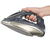 Beldray Cordless Steam Iron 2-in-1 Ceramic Soleplate 230ml 2600W Titanium