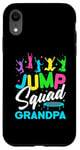 iPhone XR Jump Squad Grandpa Trampoline Bounce Birthday Trampolining Case