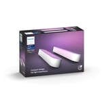 Philips Hue - White & Color Ambiance Play-Lysskinne 2-Pakke Hvid