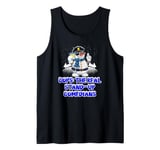 Cops The Real Stand Up Comedians Funny Police Officer Humor Tank Top