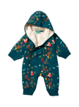 Little Green Radicals Baby Forest Snowsuit, Dark Green