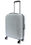 Mandarina Duck LOGODUCK + Trolley with Glitter Silver (Silver) 40x55x20/23 (LxHxW)