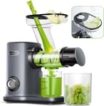 AMZCHEF Cold Press Juicer Machine, Masticating Juicer with 50MM Large Feed Chute