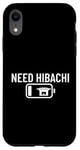 Coque pour iPhone XR Batterie basse Hibachi japonaise nécessitant un Hibachi