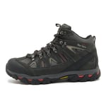 Peter Storm Mens Arnside II Waterproof Walking & Hiking Mid Boot with StormGrip Outsole - Grey material_Suede - Size UK 13