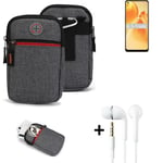 Belt bag + headphones for Oppo F19s Phone case