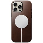 Nomad iPhone 16 Pro Max Modern Skal Horween Leather MagSafe Rustic Brun