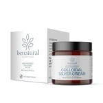 Benatural Essentials Premium Colloidal Silver Cream 100g | All Natural Cream | Antibacterial & Antifungal | PH Balanced | Manufactured in the UK | NEW PACKAGING