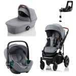 Premiumpakke, Britax Smile III + Bag + Britax iSense Bilstolsystem - Nordic Grey