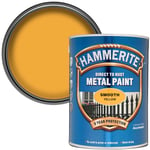 Hammerite Metal Paint Smooth Yellow 5L