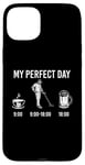 Coque pour iPhone 15 Plus My Perfect Day Coffee Metal Detector Beer